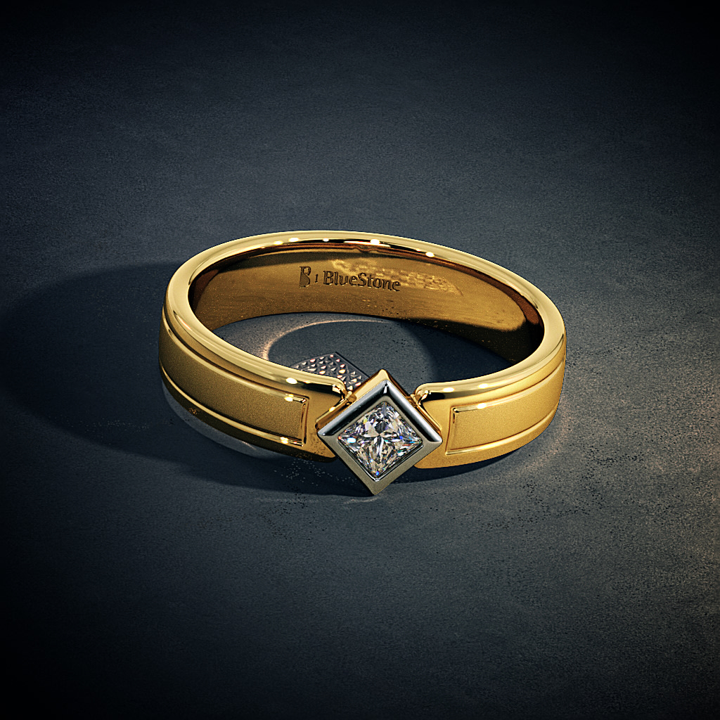 bluestone diamond ring