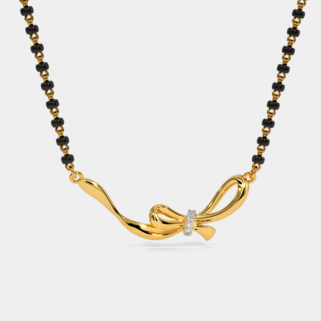 Yellow Gold Latest Tanishq Mangalsutra Pendant Designs Tanishq
