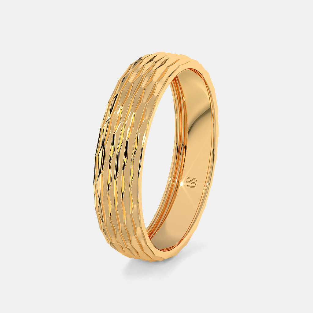 The Ardit Textured Band Ring For Him