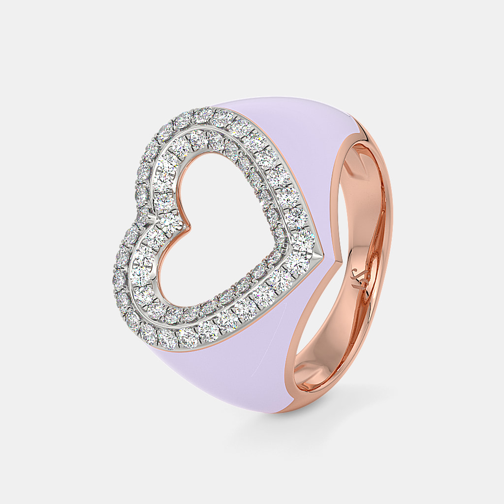 The Lavender Heart Ring