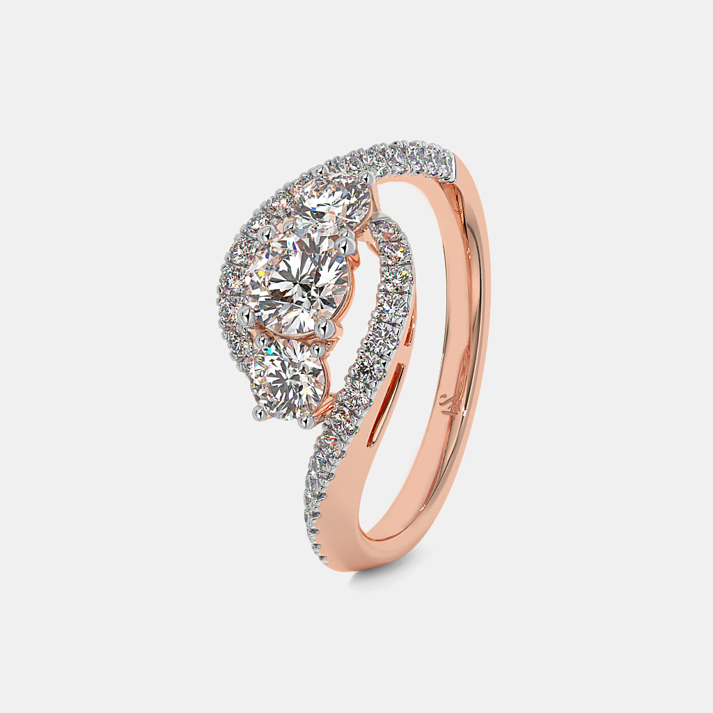 The Amilie Three Stone Ring