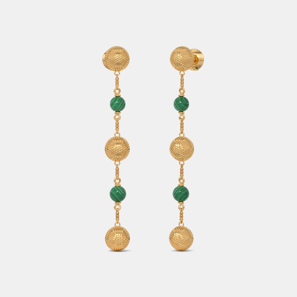 The Malachite Muse Dangler Earrings