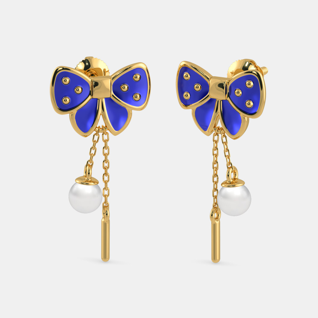 The Adorable Bow Earrings For Kids