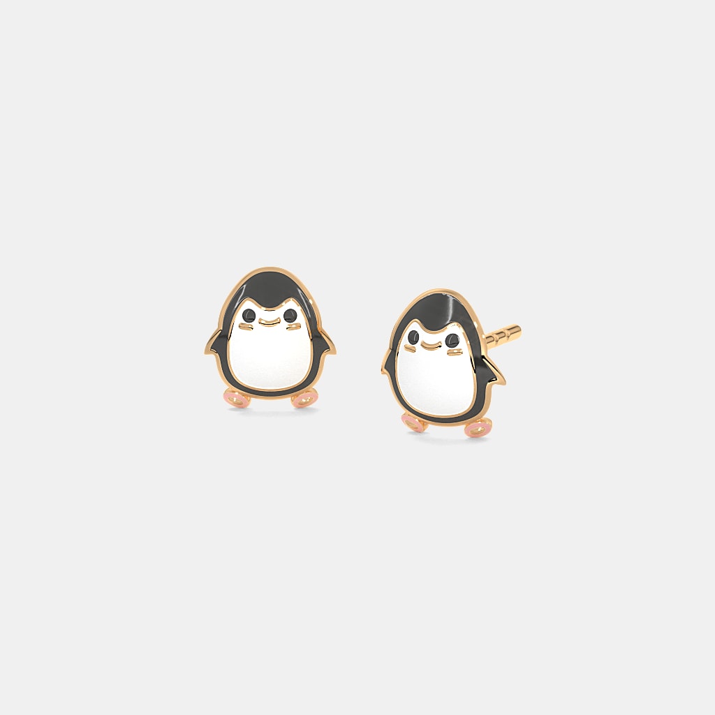 The Yellow Feet Kids Stud Earrings