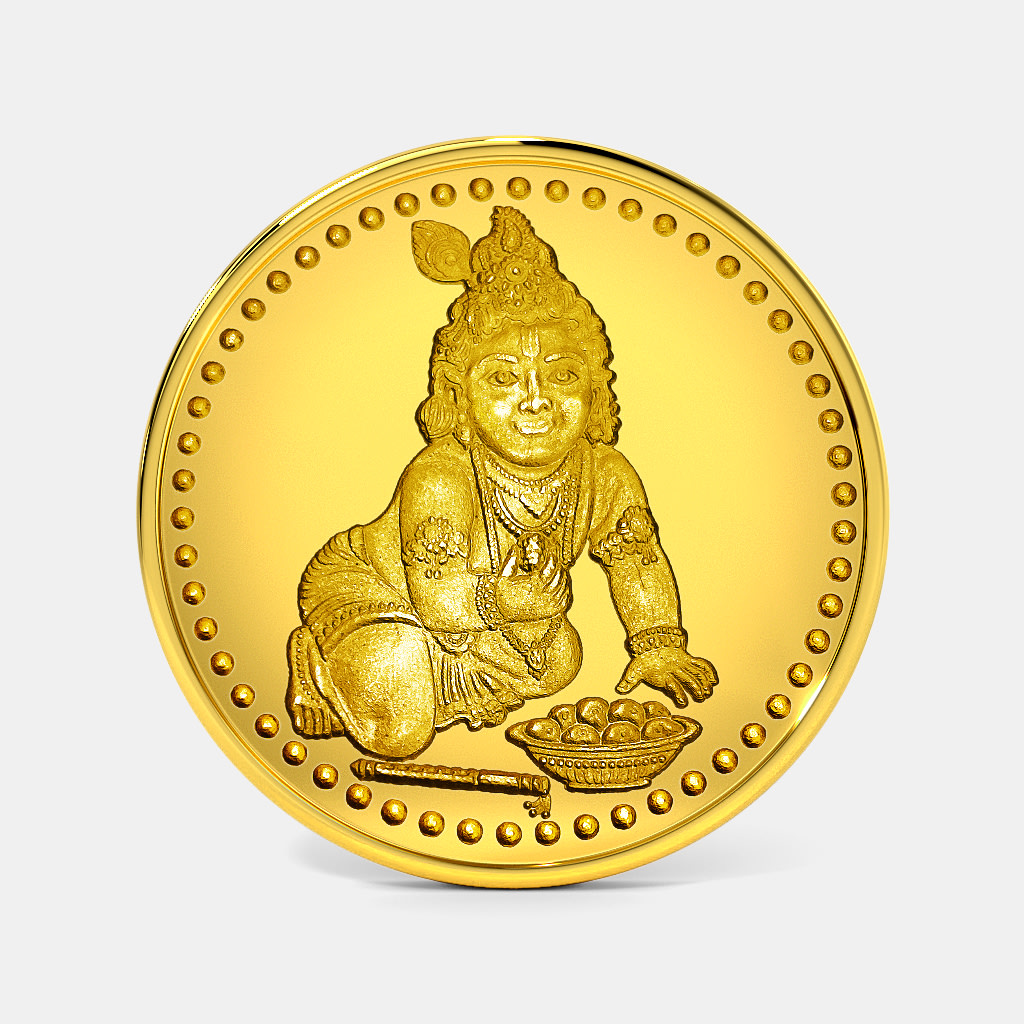 2 gram 24 KT Krishna Gold Coin