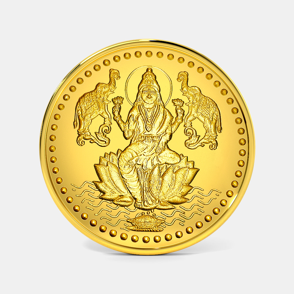 50 gram 24 KT Lakshmi Ji Gold Coin