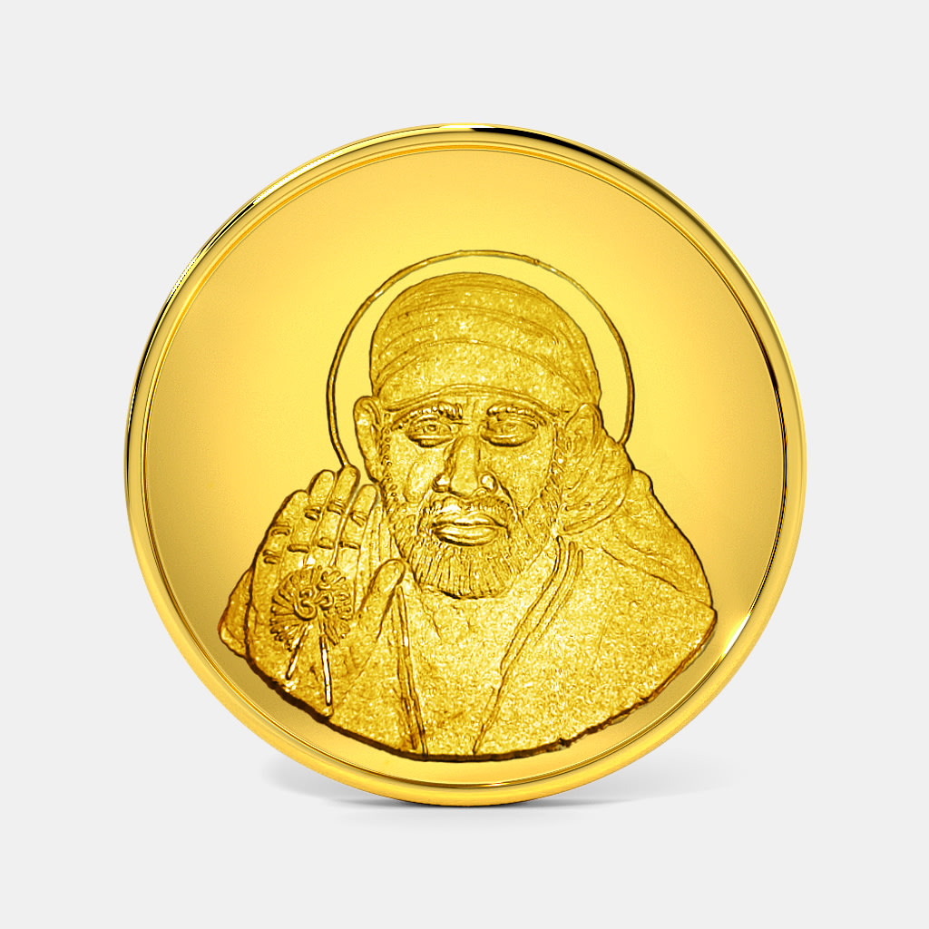 50 gram 24 KT Saibaba Gold Coin