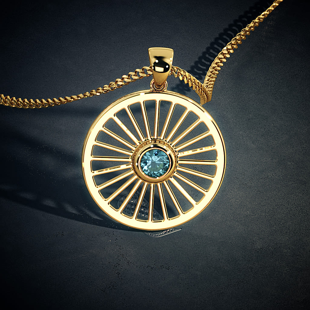 ashok chakra locket