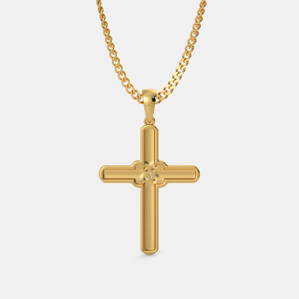 The Alec Cross Pendant BlueStone