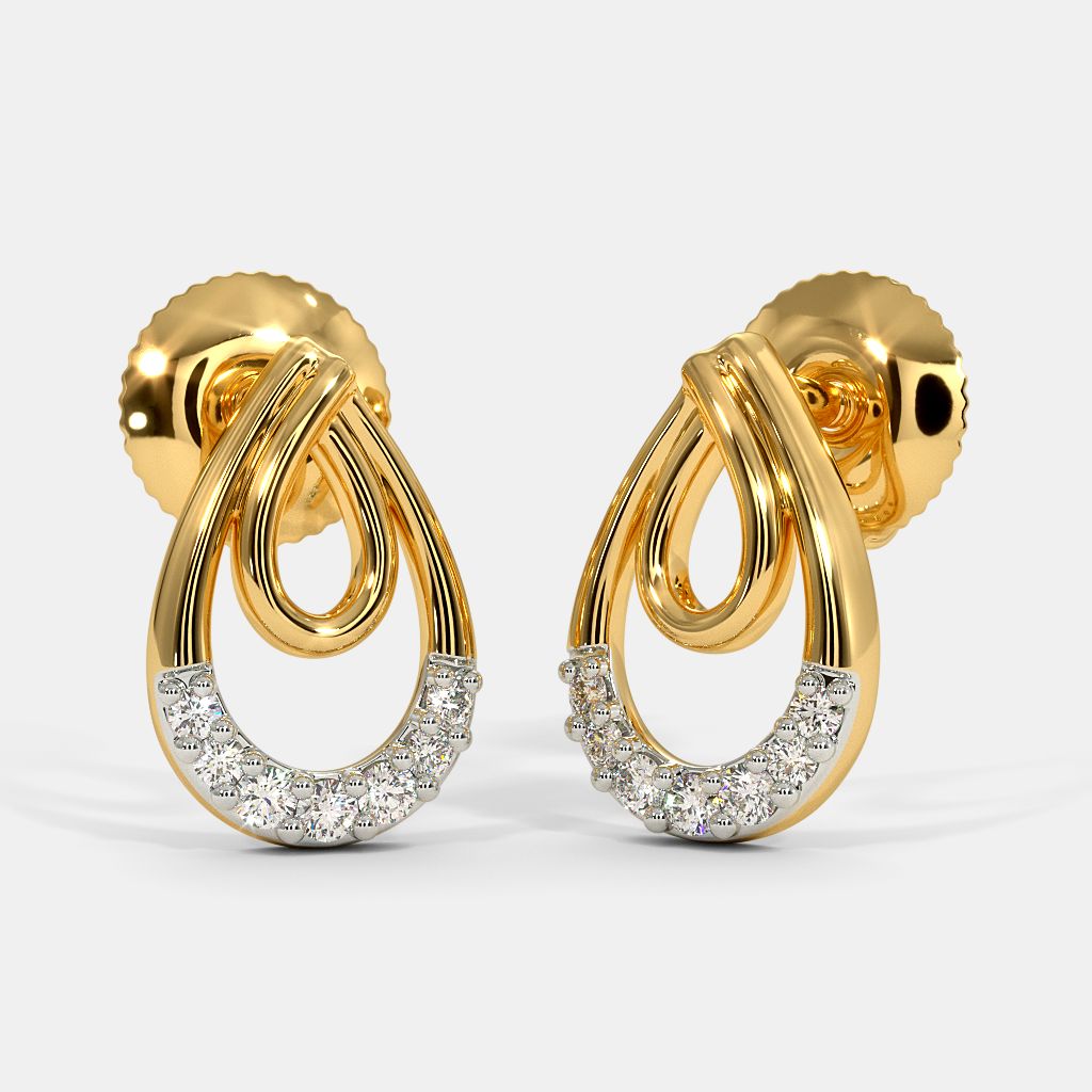 The Zanya Stud Earrings | BlueStone.com
