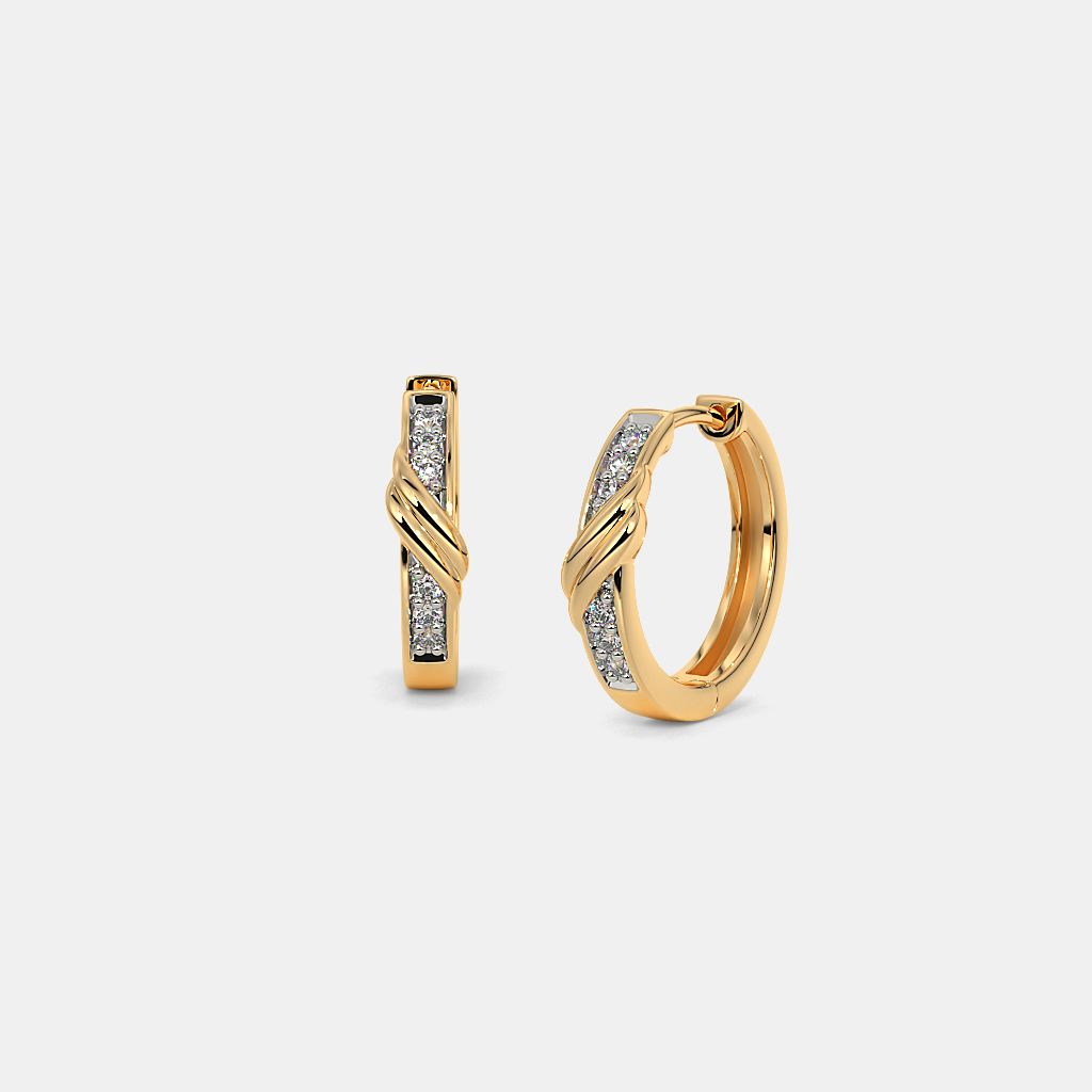 The Macdalena Hoop Earrings BlueStone