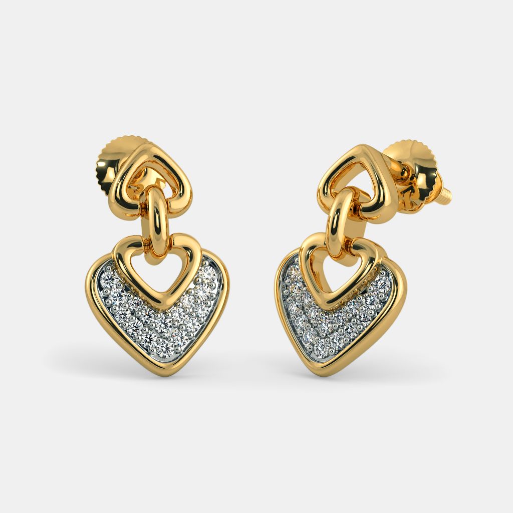 The Heartfelt Love Earrings BlueStone