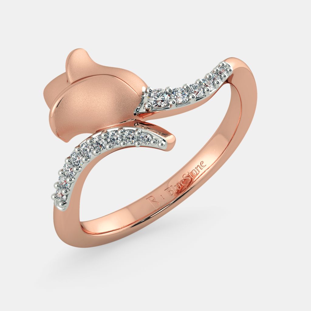 The Gentle Tulip Ring BlueStone