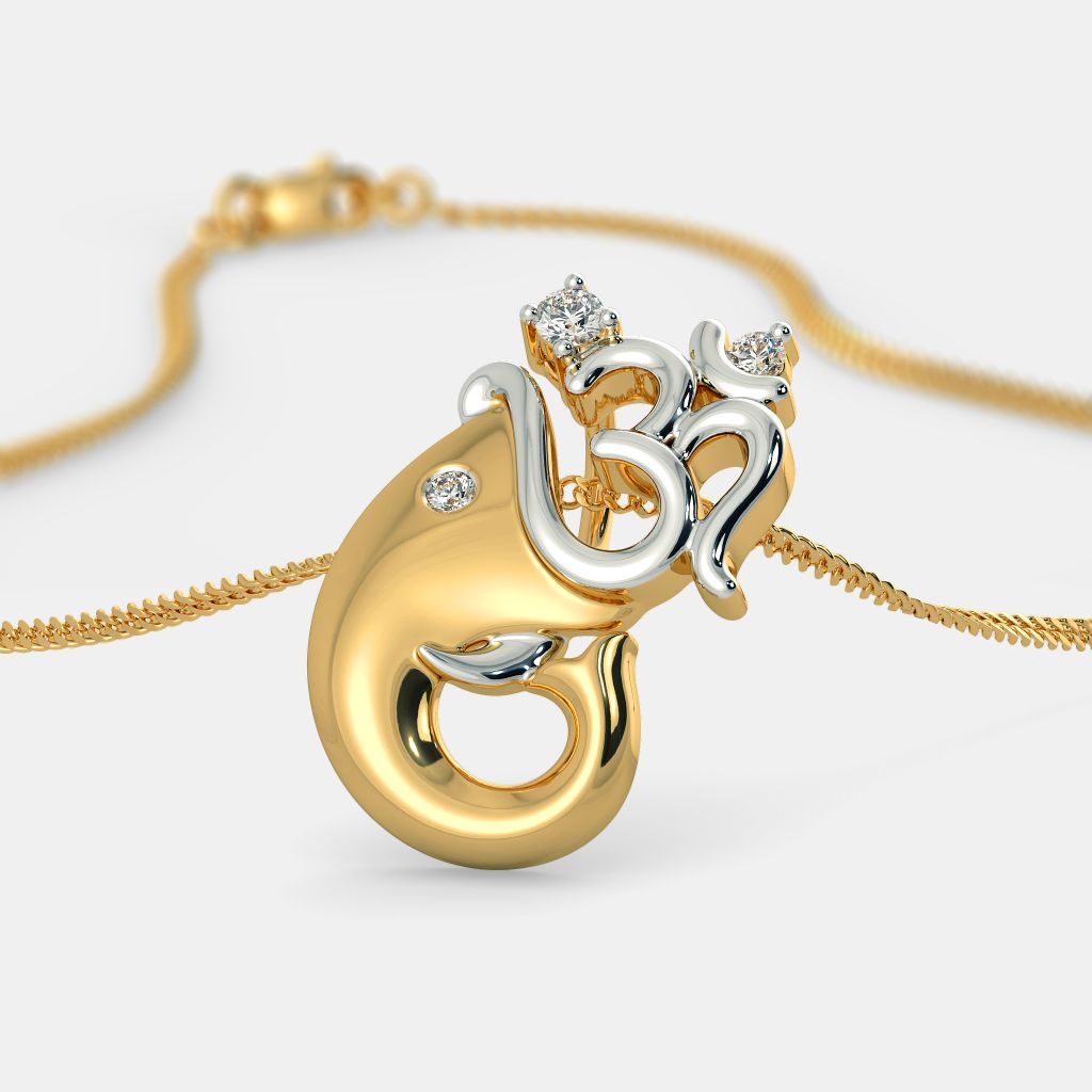 Bluestone ganesh pendant new arrivals