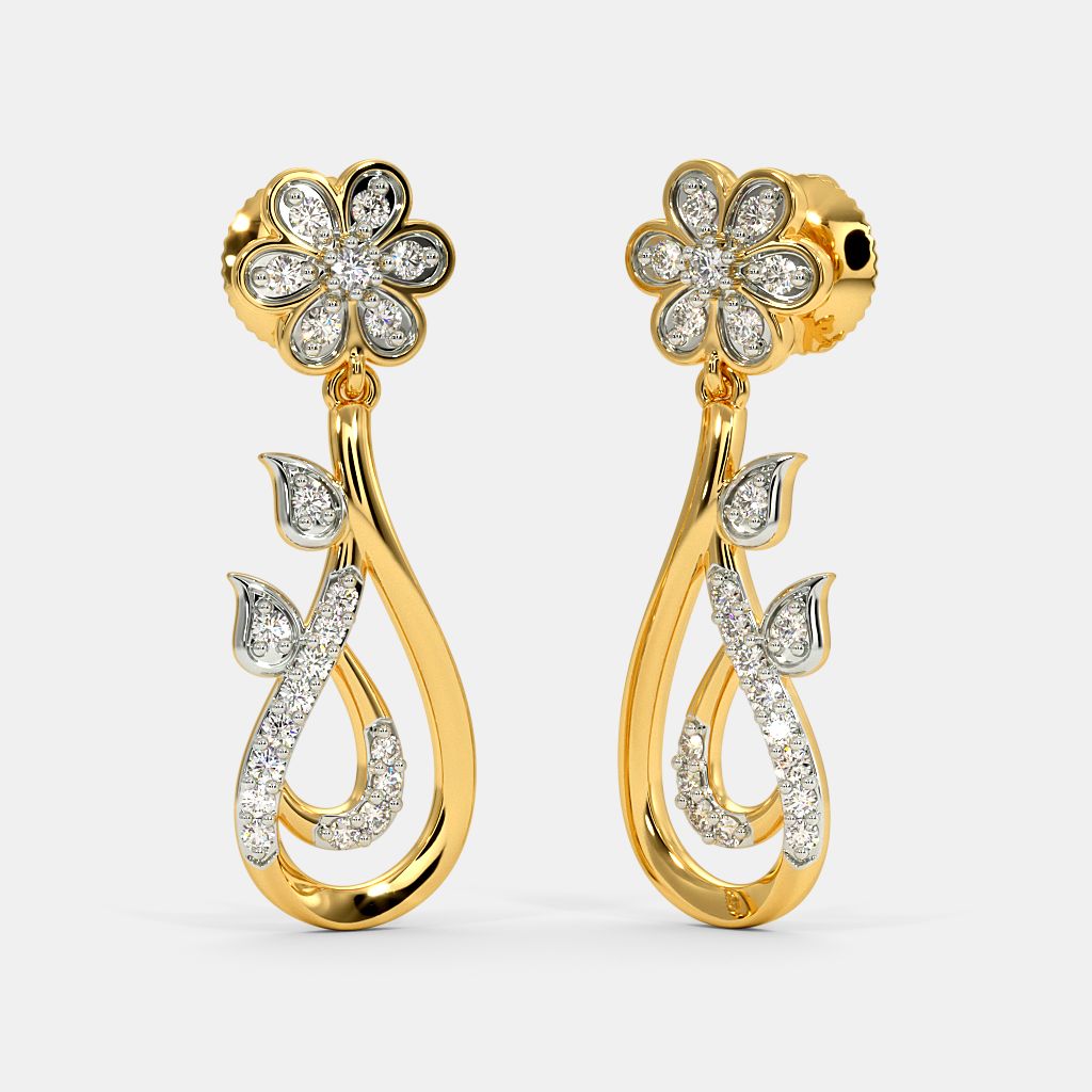 Drop Earrings Earrings And Price Dewdrop Cascade 18 Kt Gold