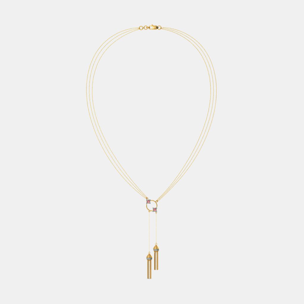 TEN（テン）TRAVEL NECKLACE ゴールド301 Map Tag Necklace - Gold Plated Box Chain For Men by Talisa