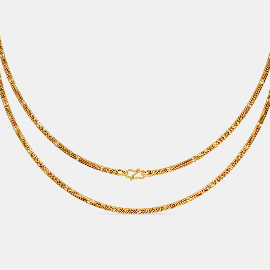 Plain gold chain design for female best sale