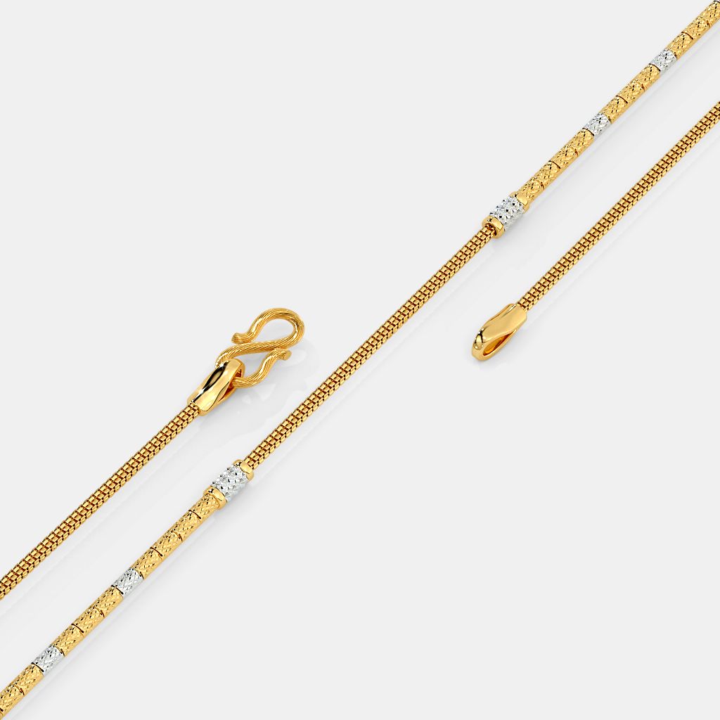 The Jessica Gold Chain BlueStone