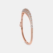 The Encrusted Diamond Oval Bangle - thumb 4