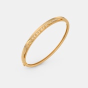 The Ballet Of Gold Oval Bangle - thumb 1
