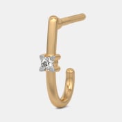 The Doina J Hoop Earrings - thumb 4