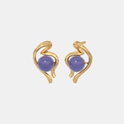 The Aqua Muse Stud Earrings - thumb 1