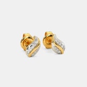 The Stacie Multi Pierced Stud Earrings - thumb 4