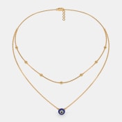 The Ailia Evil Eye Layered Necklace - thumb 6