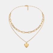 The Lennan Heart Layered Necklace - thumb 4
