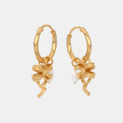 The Zyir Dangle Hoop Earrings - thumb 4