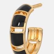 The Quensh J Hoop Earrings - thumb 3