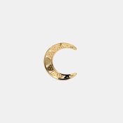 The Filled Moon Stud Earrings - thumb 7