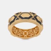 The Geo Frame Band Ring For Him - thumb 6