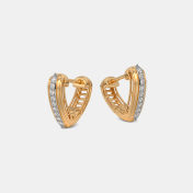 The Elarys Huggie Earrings - thumb 4