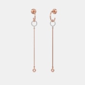 The Aurume Dangle Hoop Earrings - thumb 1