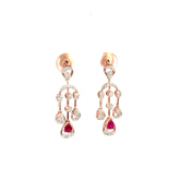 The Blissure Chandelier Earrings - thumb 4
