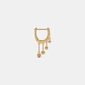 The Orvyn Dangle Hoop Earrings - thumb 7
