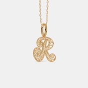 The Avelinc R Initial Pendant - thumb 4