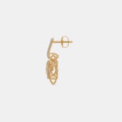 The Orbelle Dangle Hoop Earrings - thumb 5