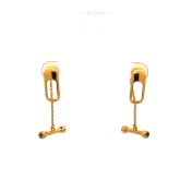 The Kazo Toggle Front Back Earrings - thumb 5