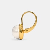 The Baggy Pearl Hoop Earrings - thumb 5