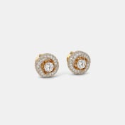 The Zavera Solitaire Stud Earrings - thumb 6