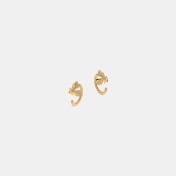 The Raahini Multi Pierced Hoop Earrings - thumb 5