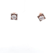 The Lyricia Solitaire Stud Earrings - thumb 1