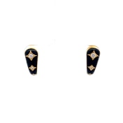 The Dark Sky Dazzle J Hoop Earrings - thumb 3