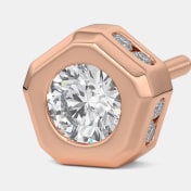 The Bombshell Solitaire Stud Earrings - thumb 3