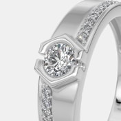 The Braden Solitaire Ring For Him - thumb 4