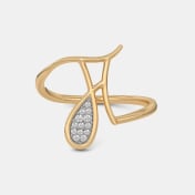 The Maiya M Initial Ring - thumb 5