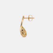 The Zaafa J Hoop Earrings - thumb 7