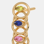 The Stellia J Hoop Earrings - thumb 4